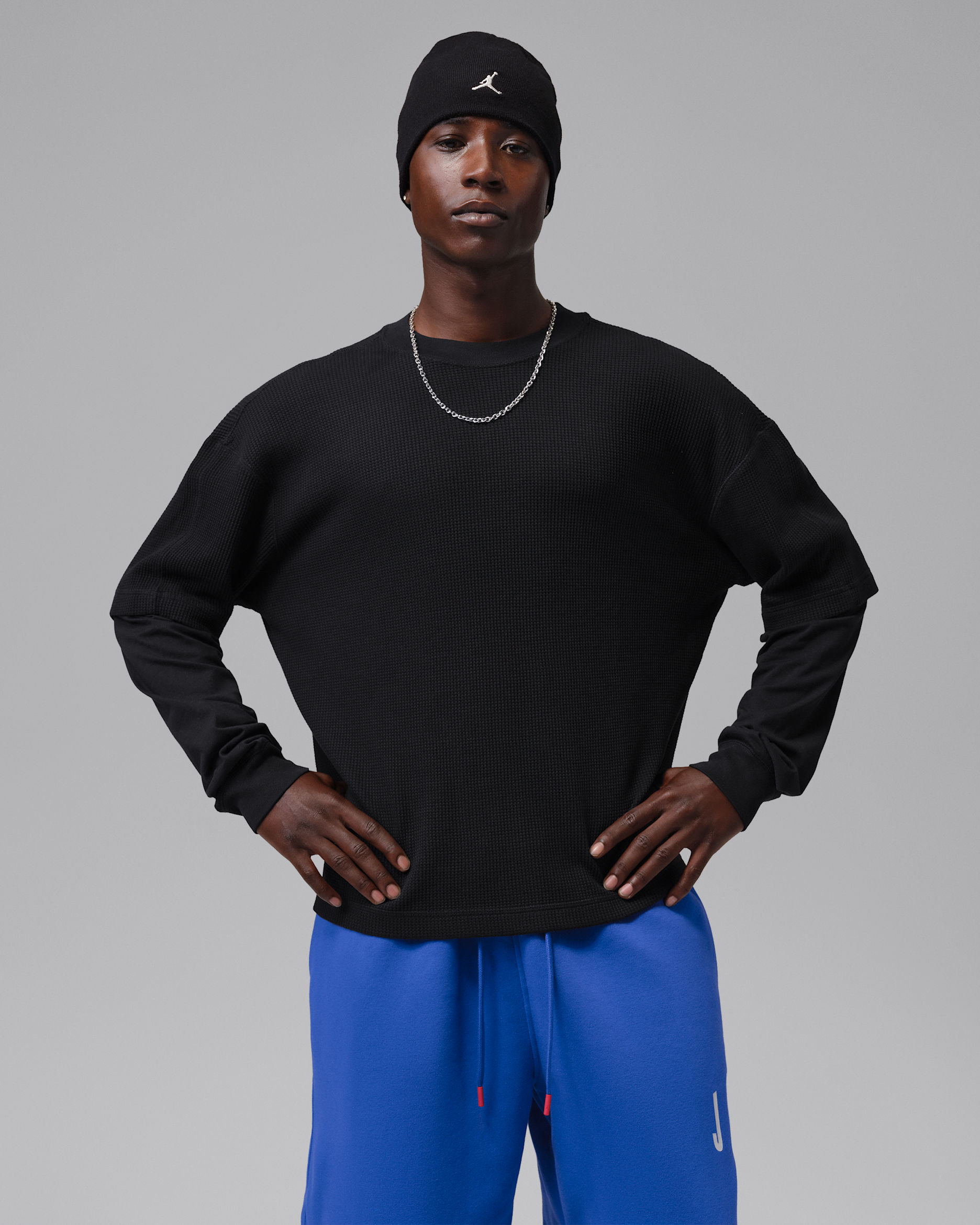 ナイキ　ジョーダン　トレーナーST G Jordan Brooklyn Men's Waffle Crew-Neck Sweatshirt. Nike.com